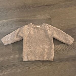 7am enfant Long Sleeve Top - Fuzzy in Pecan
